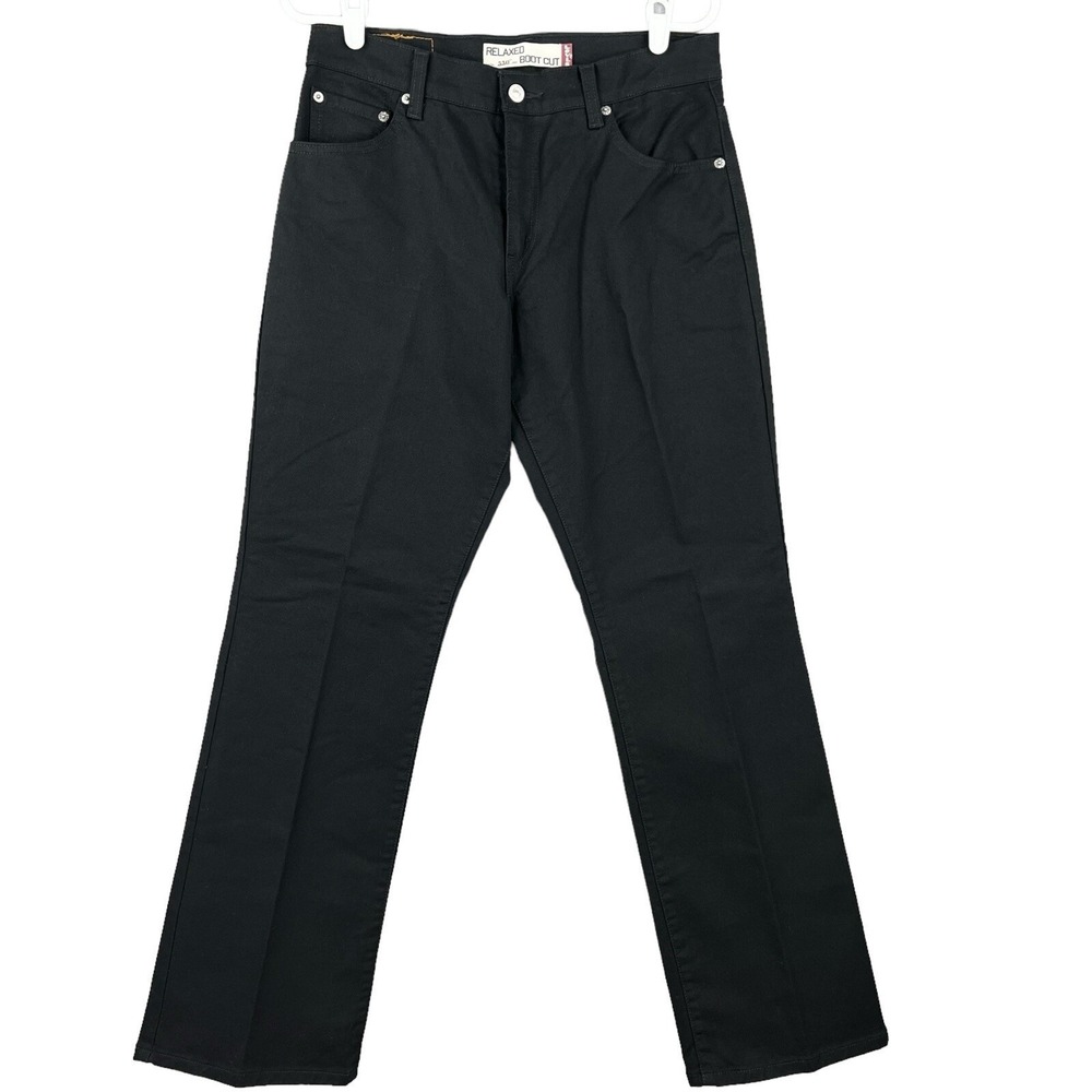 NWOT Levi's 550 Women Black Denim Jeans Sz 10M Relaxed Boot Cut Stretch Mid Rise